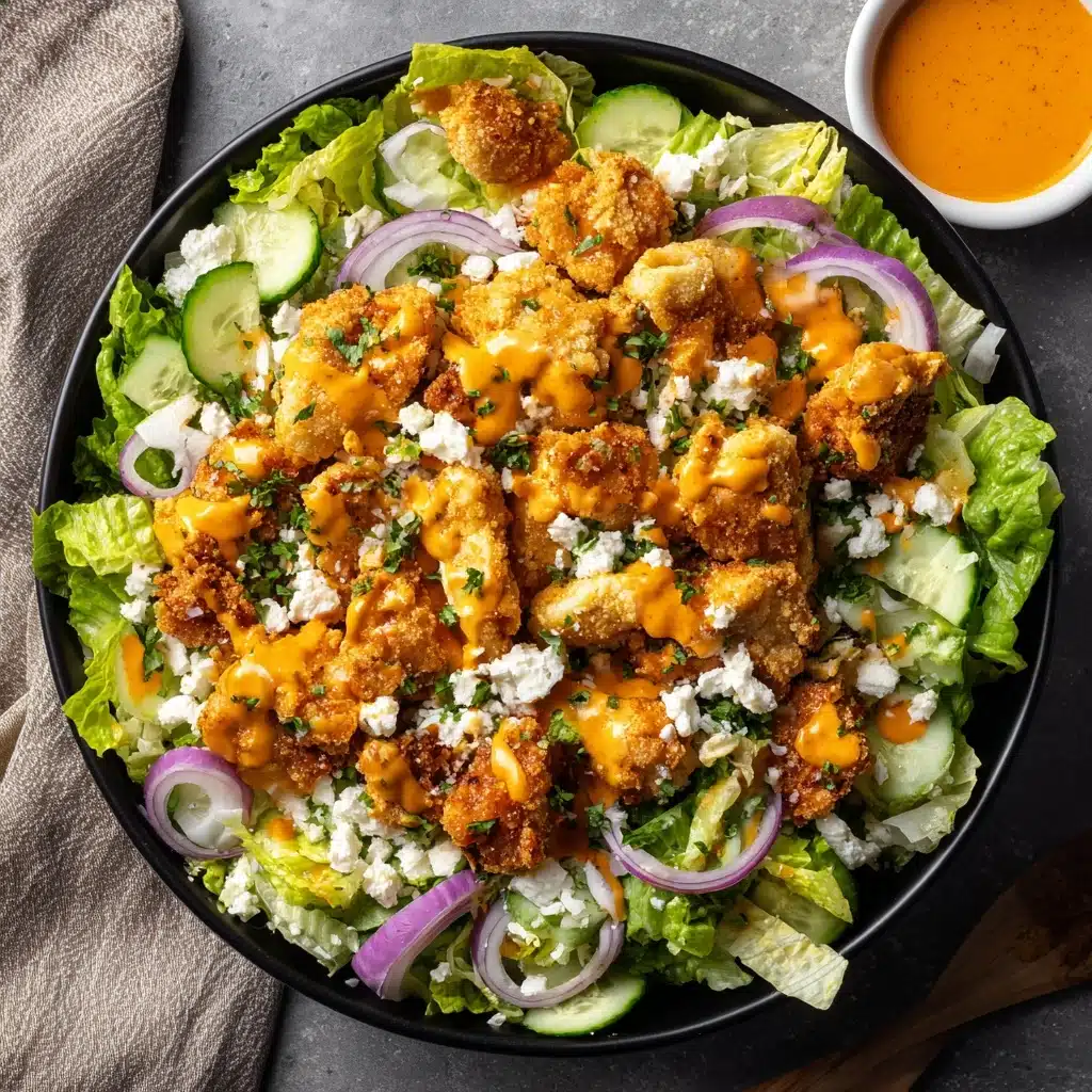 Fried Buffalo Chicken Salad Recipe