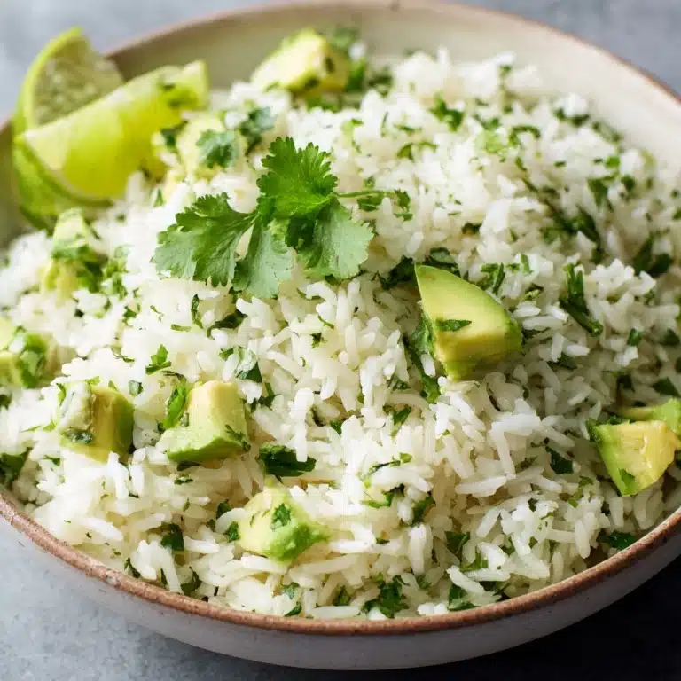Avocado Cilantro Lime Rice Recipe