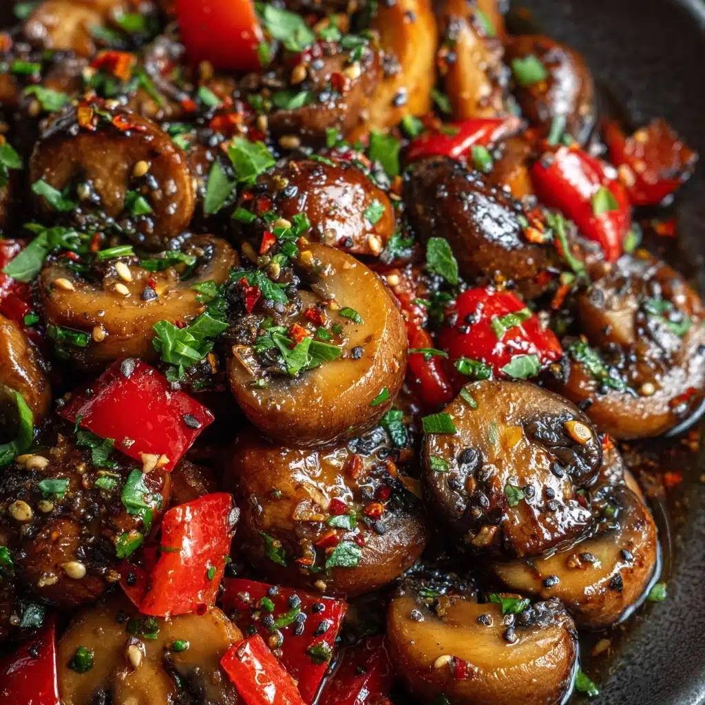 Garlic Mushroom Chicken Stir-Fry Recipe