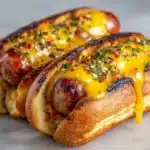 Air Fryer Grilled Cheese Hot Dogs Recipe
