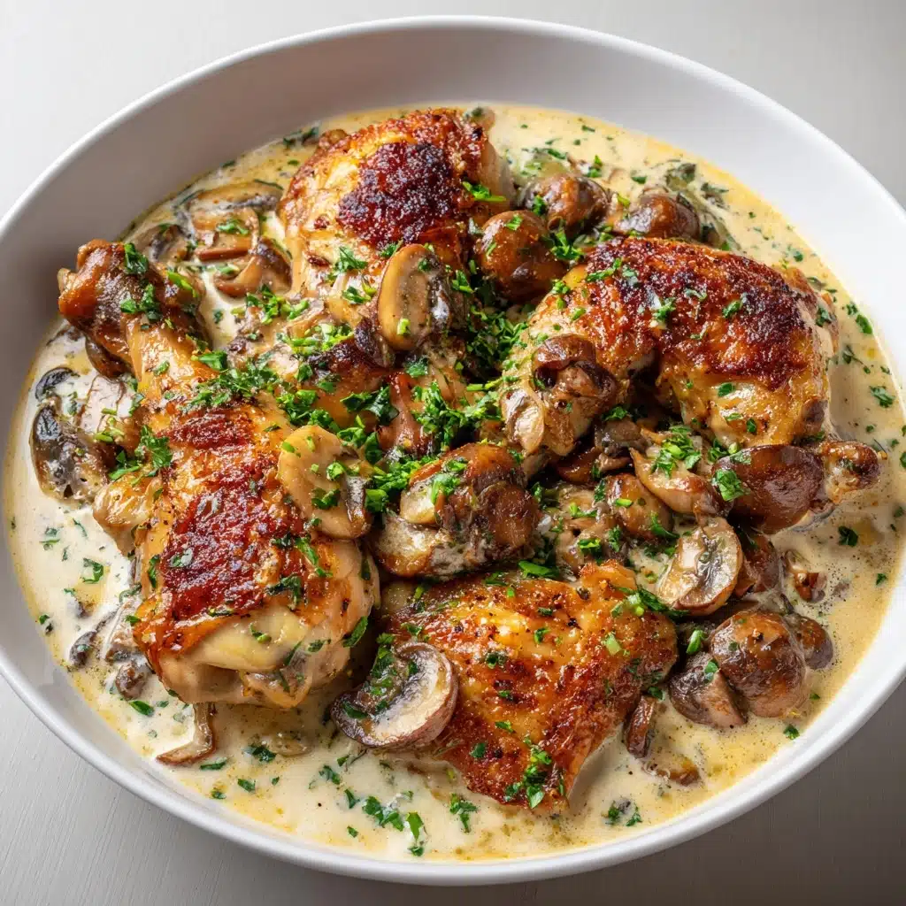 Baked Legs with Cream of Mushroom Recipe - Recipe Image