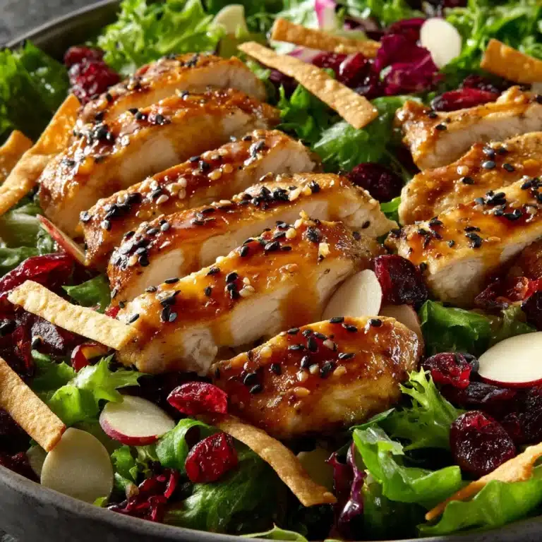 Asian Chicken Cranberry Salad Recipe