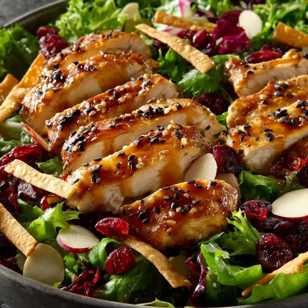 Asian Chicken Cranberry Salad Recipe