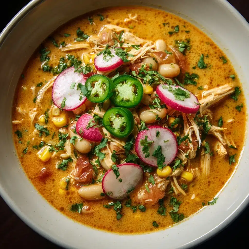 Creamy Poblano Chicken Chili Recipe