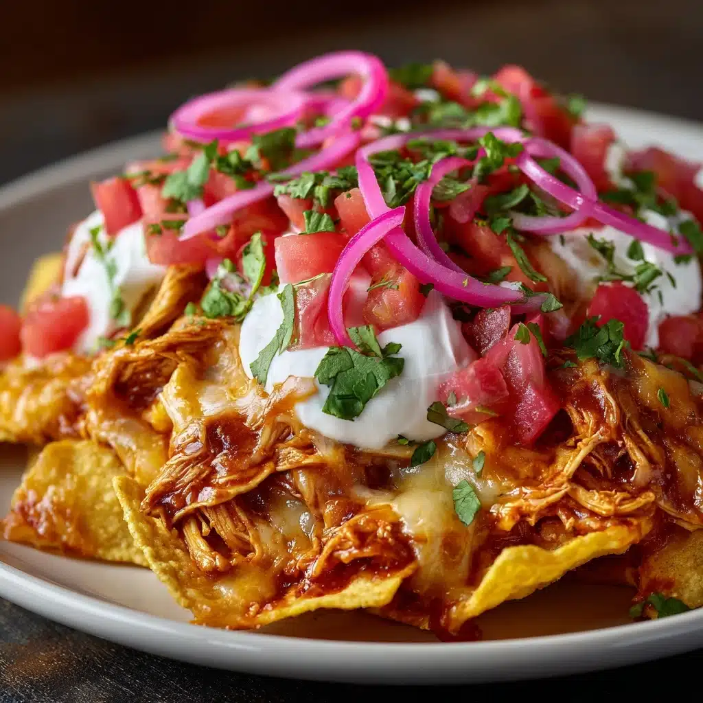 BBQ Chicken Nachos Recipe - Recipe Image