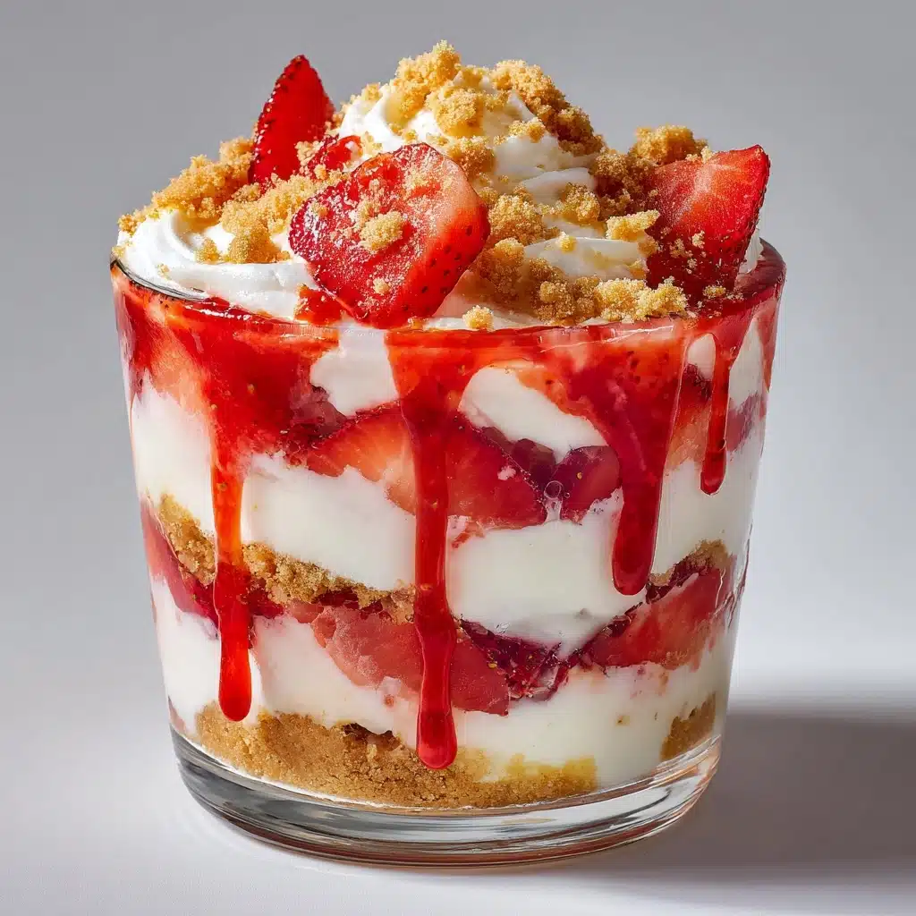 Strawberry Shortcake Cheesecake Cups Recipe - Recipe Image
