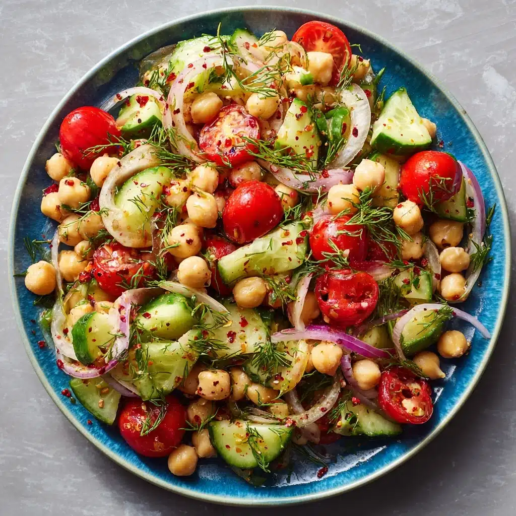 Chickpea Cucumber Salad Recipe - Recipe Image