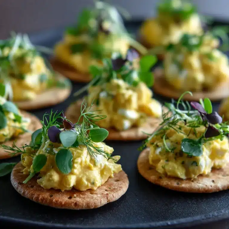 Dill Bread with Egg Salad and Apple Bites Recipe
