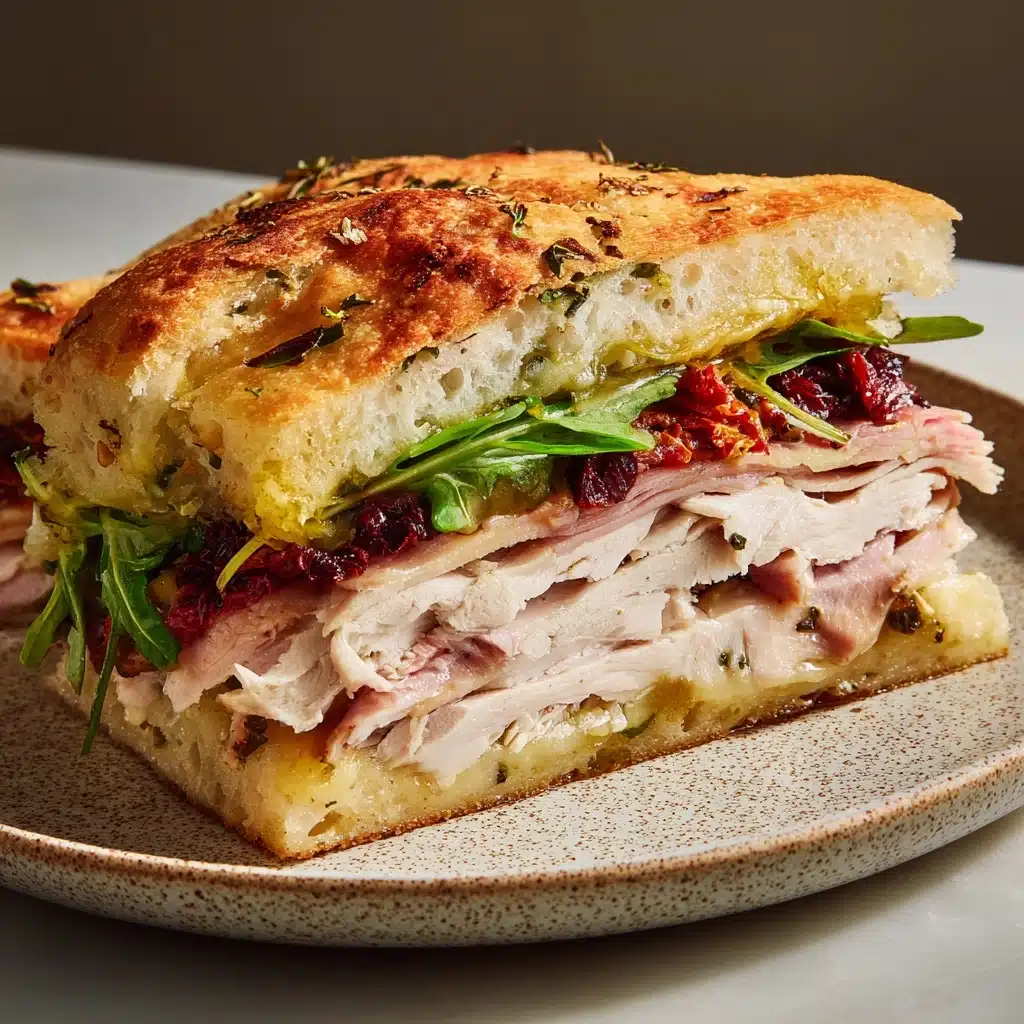 Trader Joe’s Sun-Dried Tomato Focaccia Turkey Sandwich Recipe