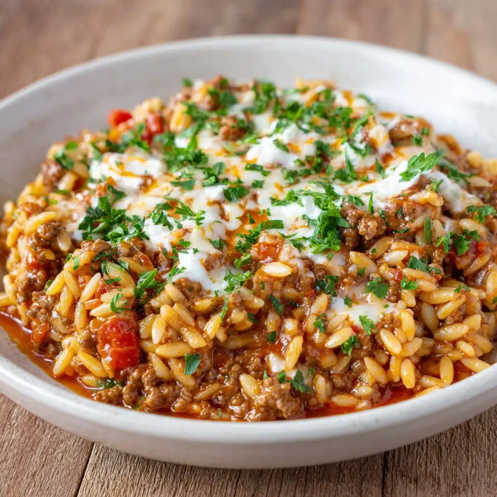 Manestra (Simple Greek Orzo Comfort Food) Recipe