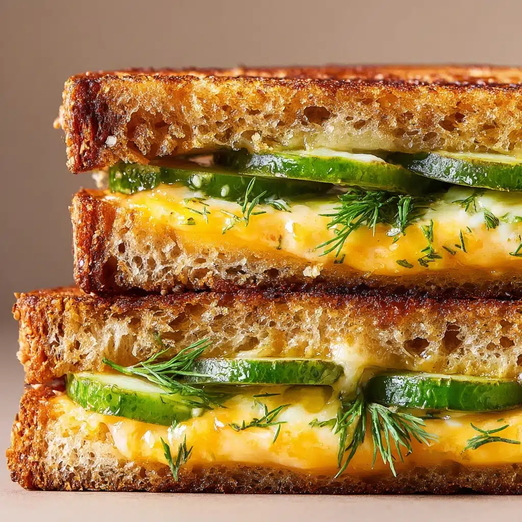 Dill Pickle Grilled Cheese Recipe - Recipe Image