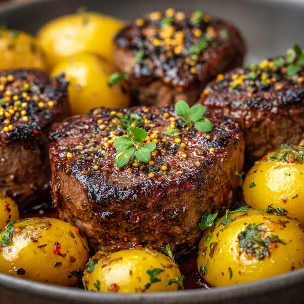 Garlic Butter Steak and Potatoes Skillet Recipe - Recipe Image
