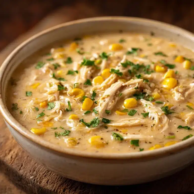 Creamy White Chicken Chili with Corn Recipe