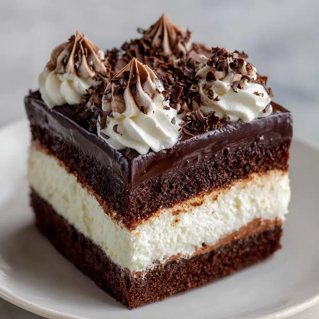 Brownie Refrigerator Cake Recipe - Recipe Image