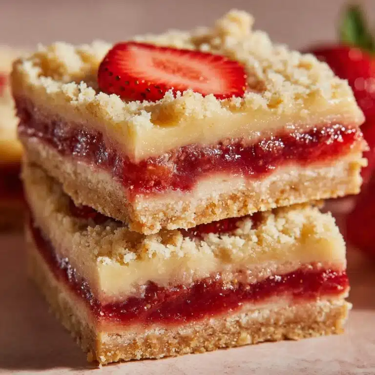 Strawberry Lemon Blondies Recipe