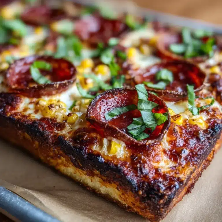 Hot Honey Garlic Flatbread Pizzas Recipe