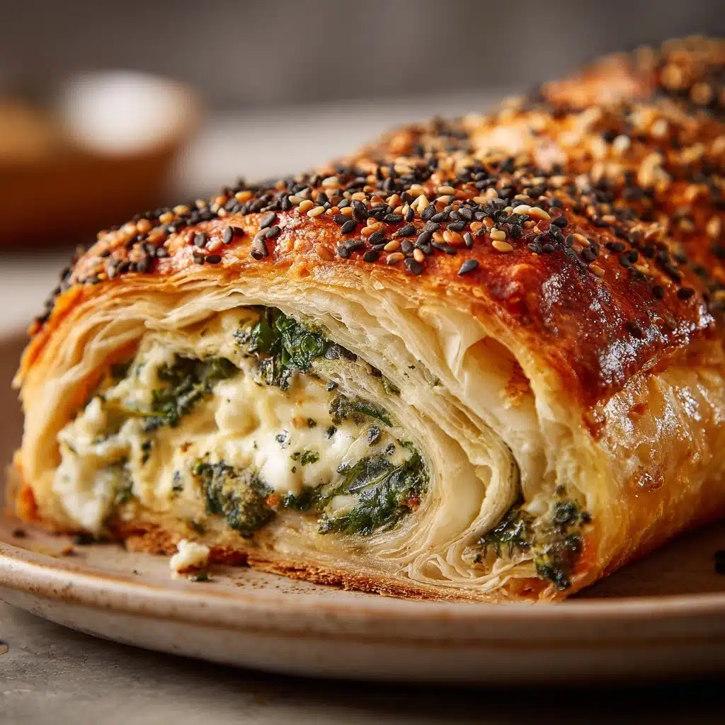 Savory Spinach and Cheese Stuffed Crescent Rolls Recipe - Recipe Image