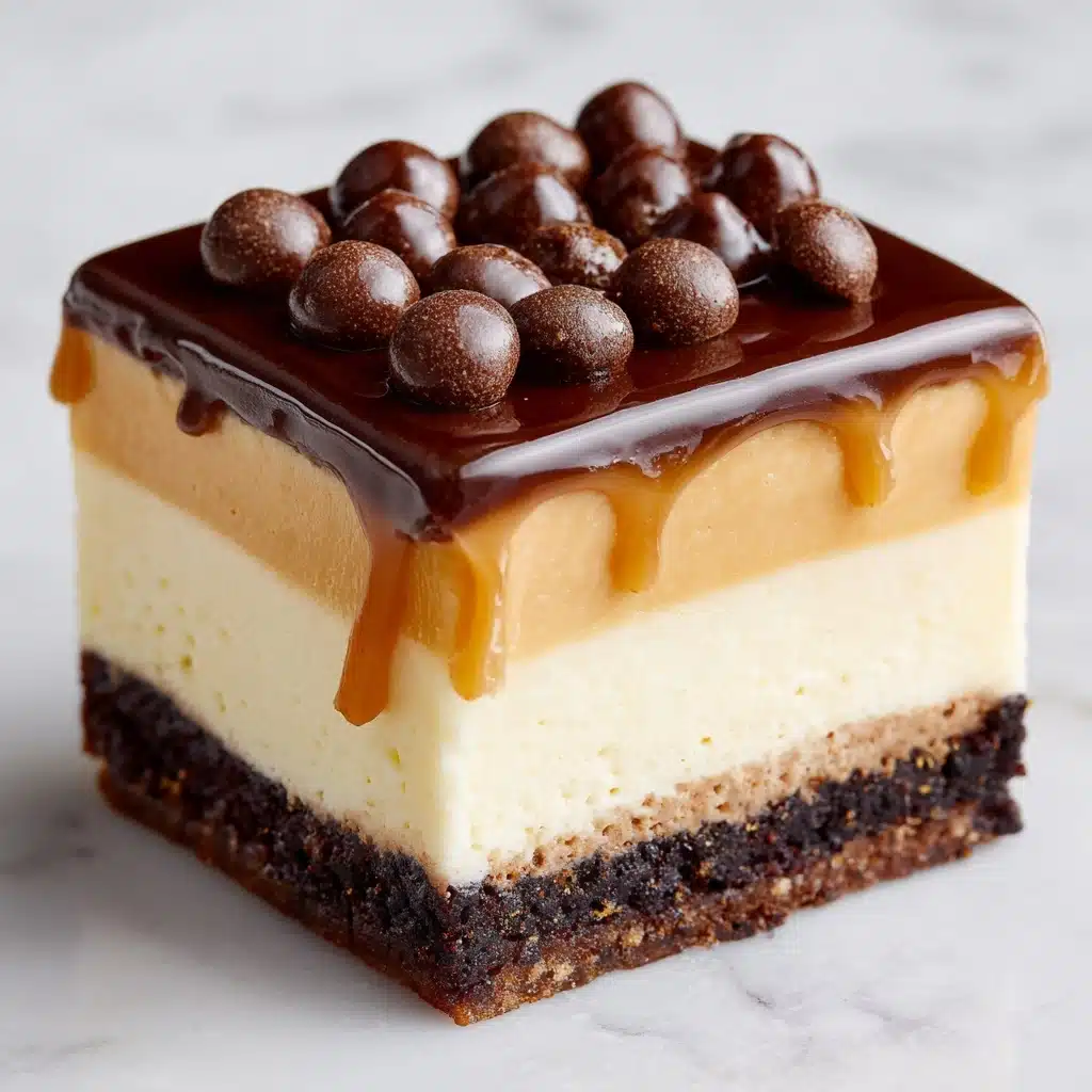 Milky Way Caramel Cheesecake Brownies Recipe - Recipe Image