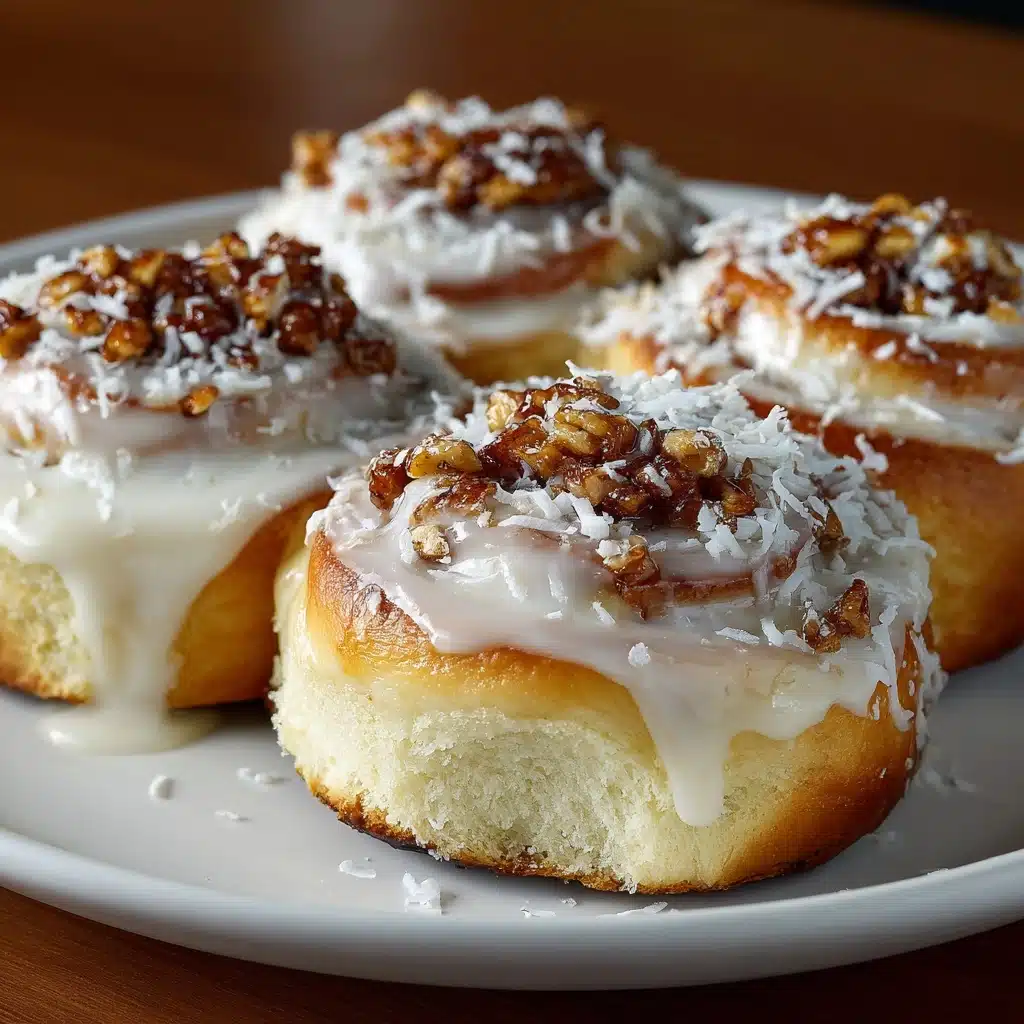 Breakfast Sweet Rolls with Coconut and Toffee Recipe - Recipe Image