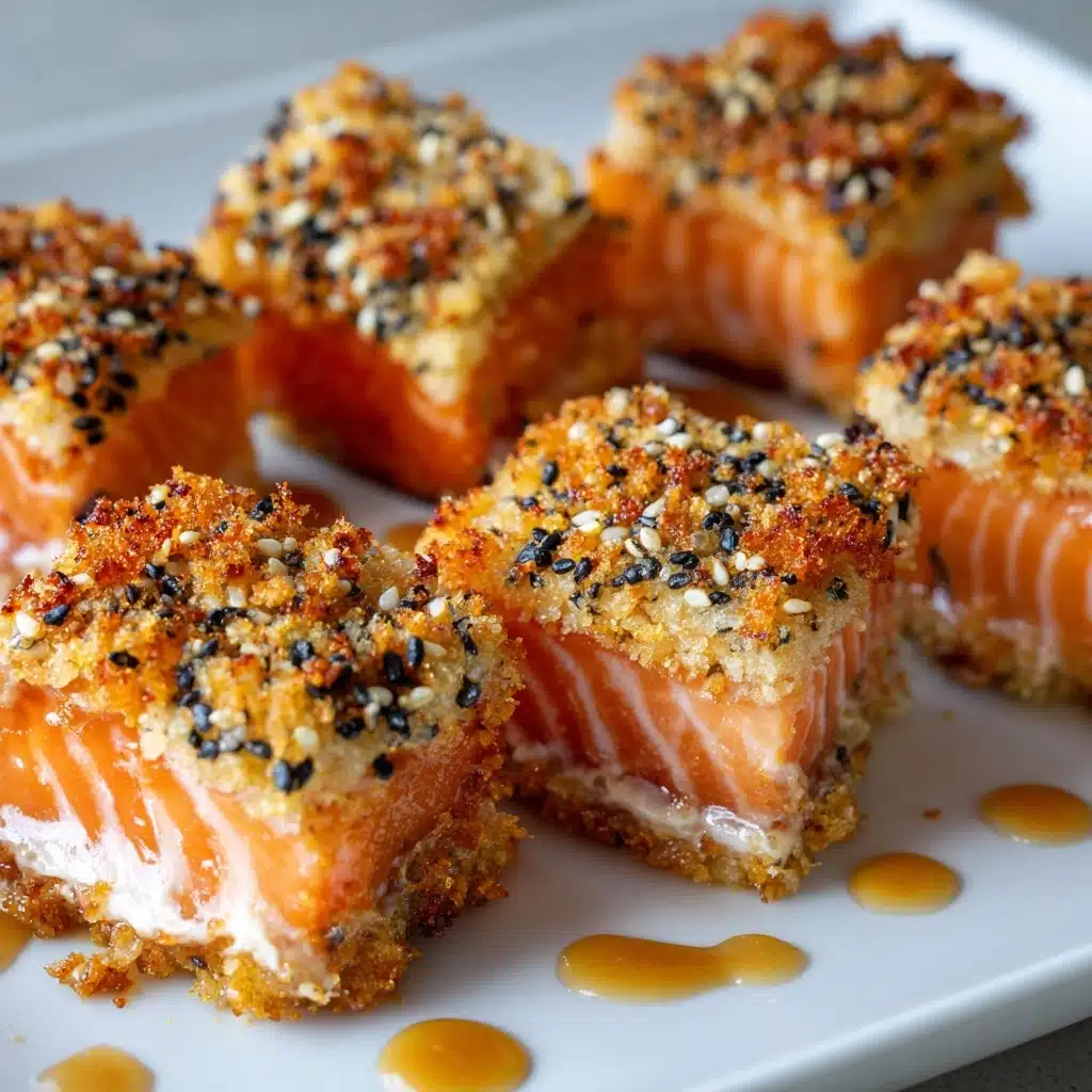 Panko Sesame Crusted Salmon Bites Recipe - Recipe Image