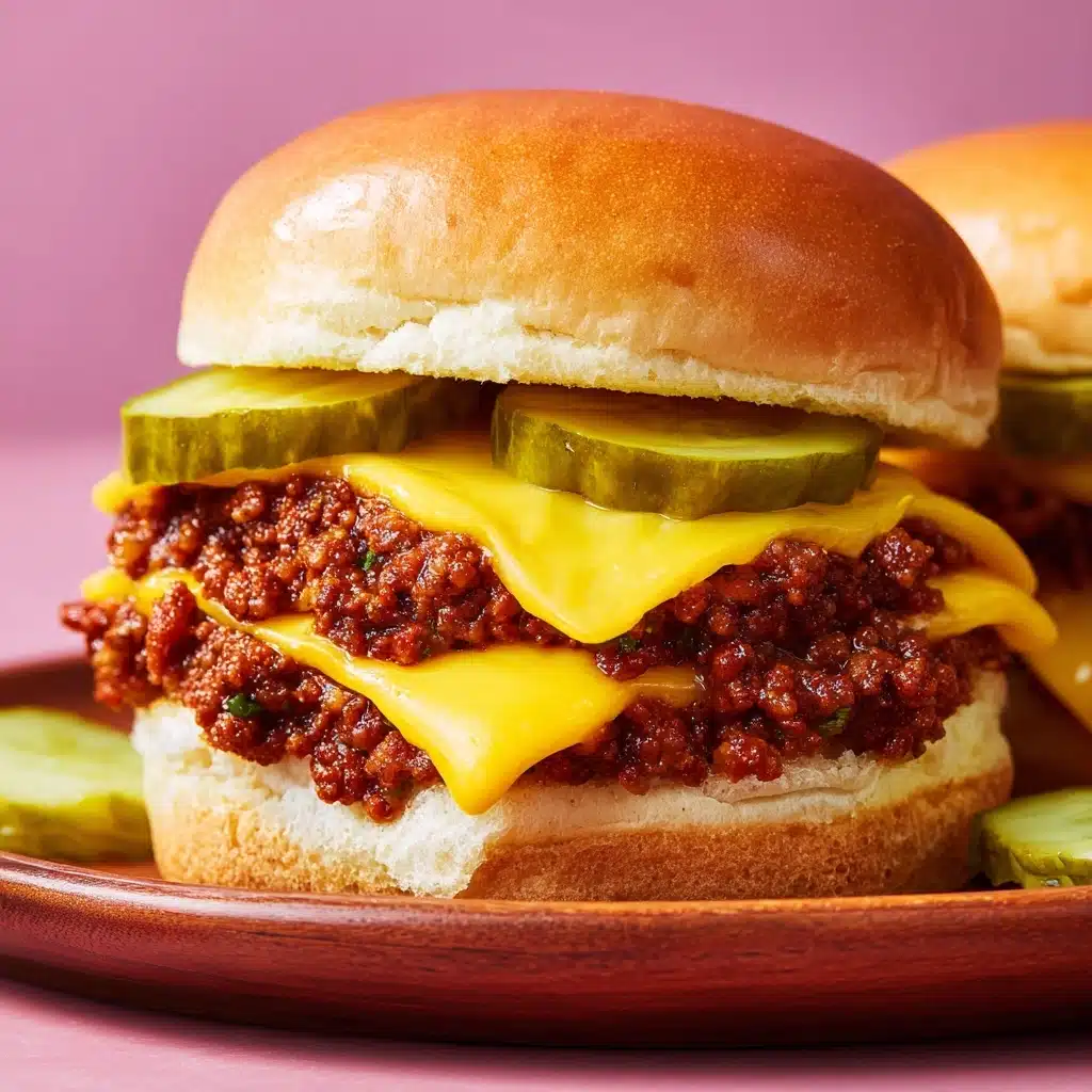 Cheesy Sloppy Joes Recipe - Recipe Image