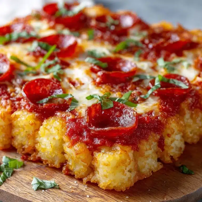 Pepperoni Pizza Tater Tot Casserole Recipe