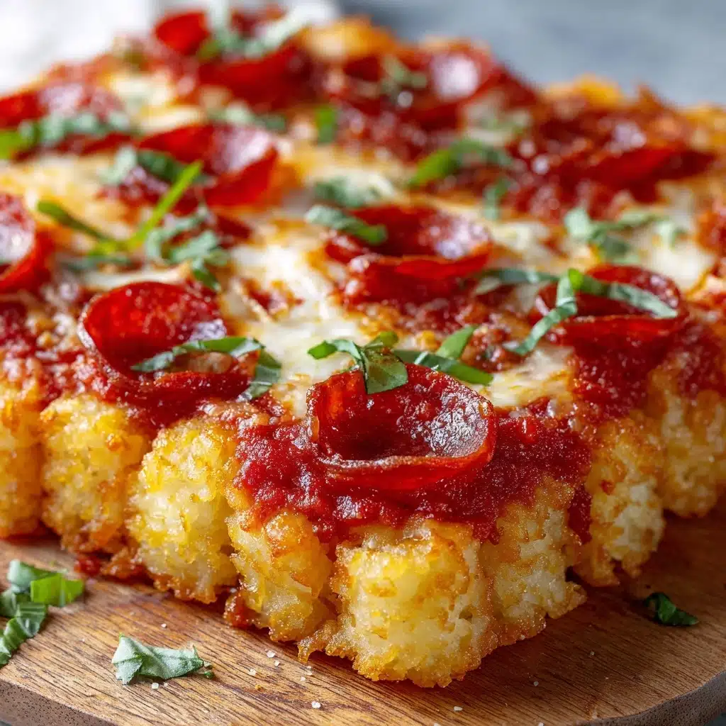 Pepperoni Pizza Tater Tot Casserole Recipe