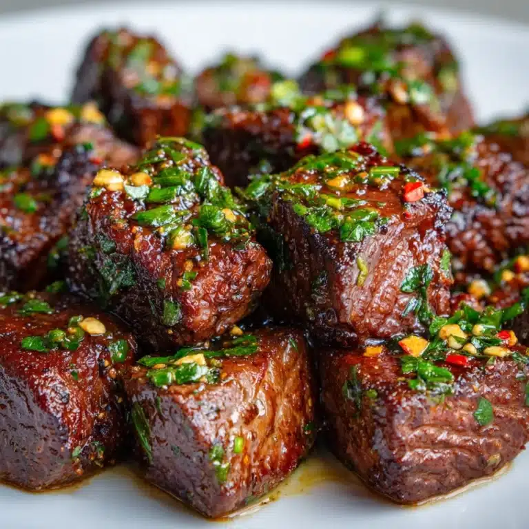 Garlic Steak Bites Recipe