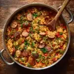 Cajun Sausage and Rice Skillet Recipe