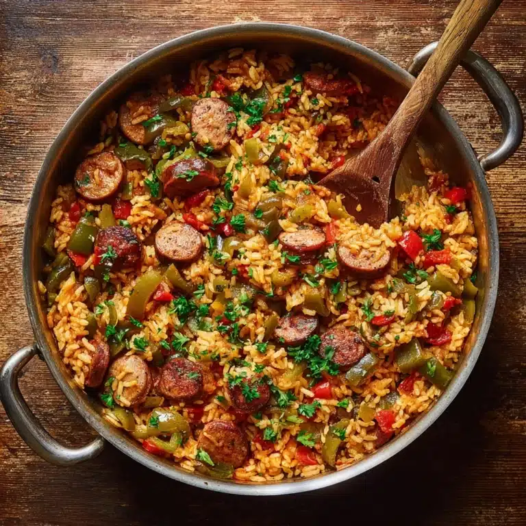 Cajun Sausage and Rice Skillet Recipe