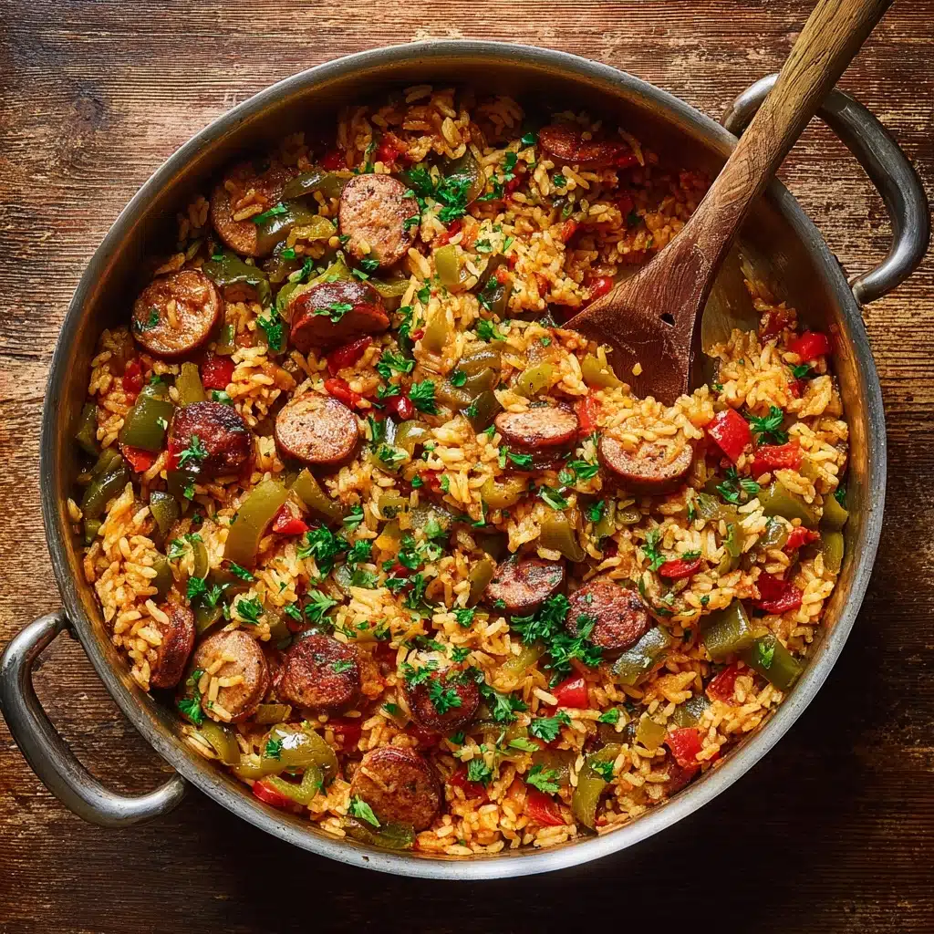Cajun Sausage and Rice Skillet Recipe - Recipe Image