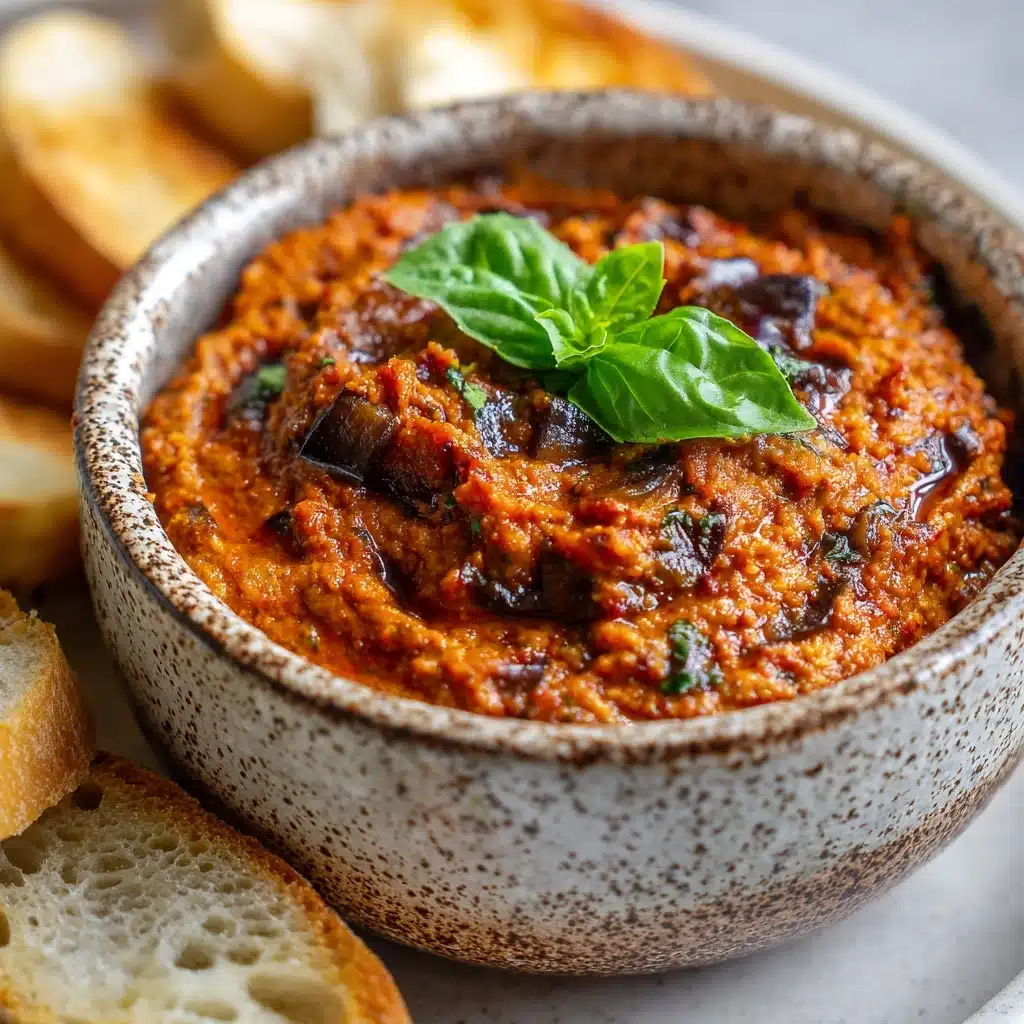 Roasted Eggplant and Pepper Spread Recipe - Recipe Image