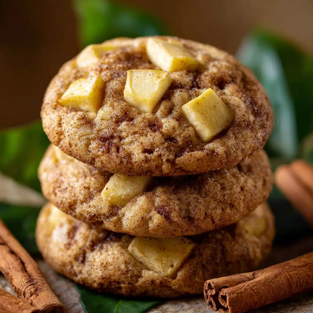 Cinnamon Apple Snickerdoodle Cookies Recipe - Recipe Image