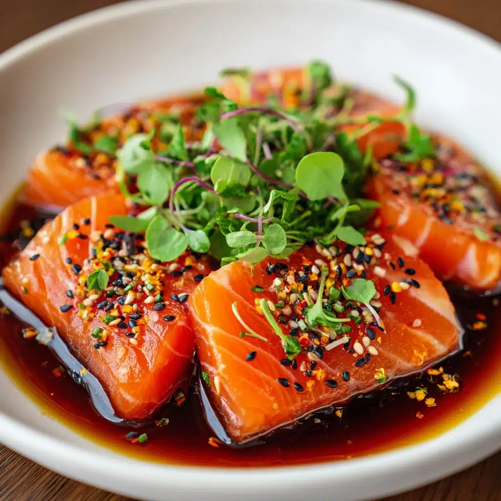 Spicy Salmon Crudo & Carrots Recipe
