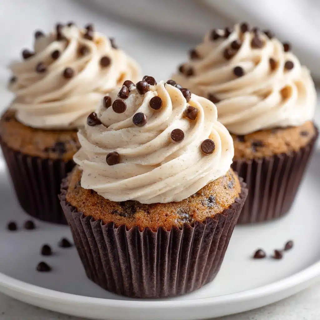 Chocolate Chip Cookie Dough Cupcakes Recipe - Recipe Image