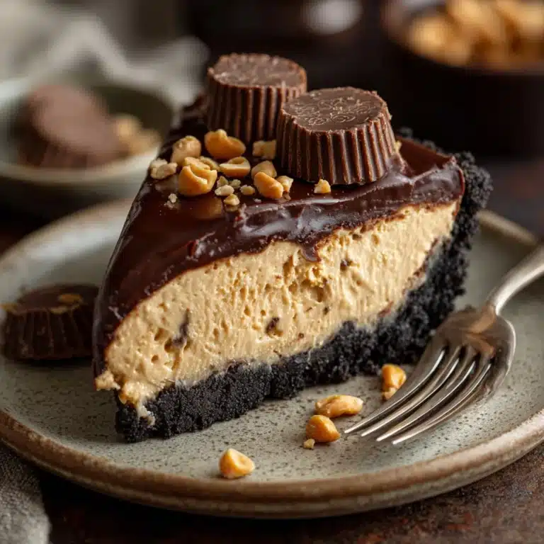 Peanut Butter Cup Chocolate Pie Recipe