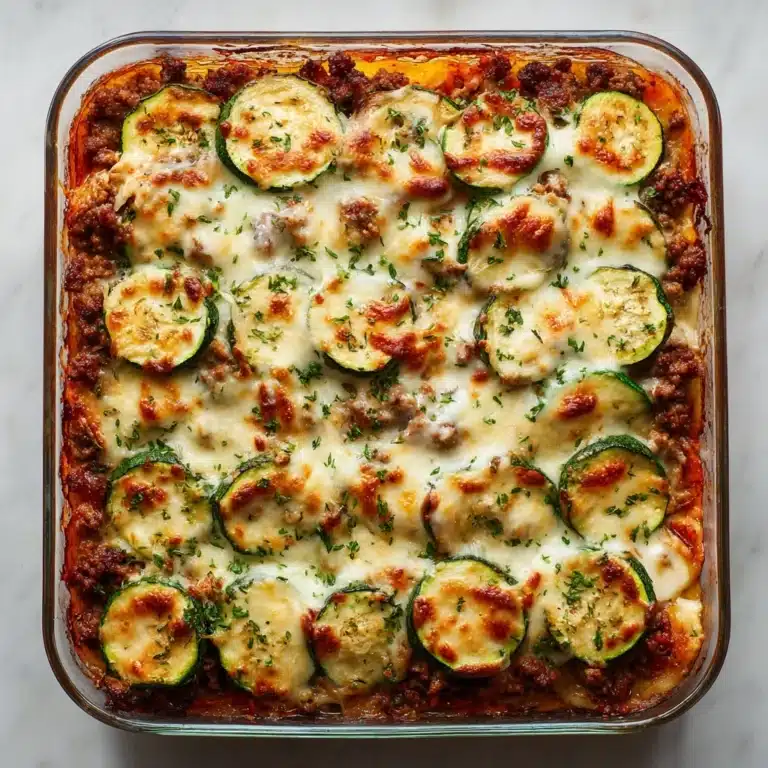 Ground Beef Zucchini Casserole Recipe