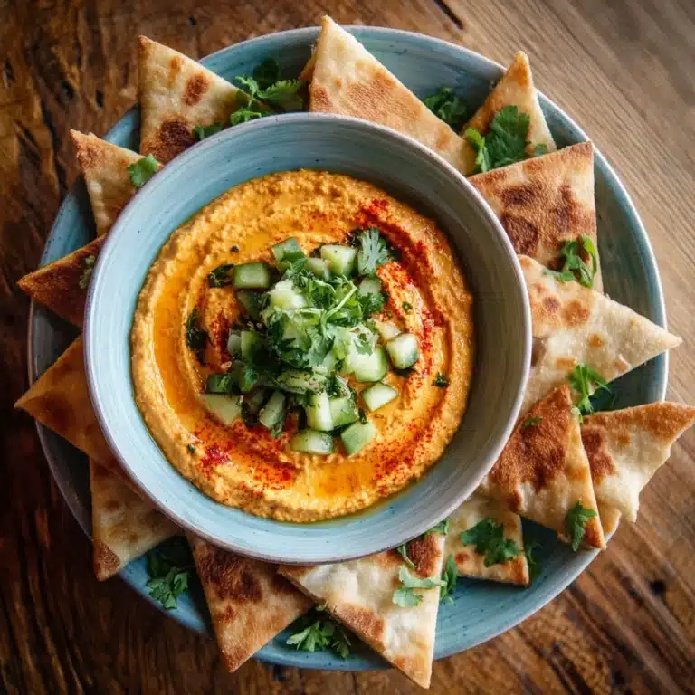 Sweet Potato Hummus with Pita Chips Recipe