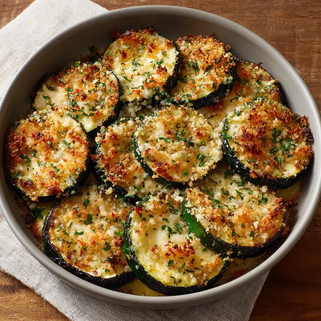 Baked Parmesan Zucchini Rounds Recipe - Recipe Image