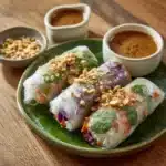 Fresh Spring Rolls with Peanut Sauce Recipe