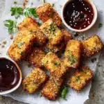 Crispy Chickpea Nuggets with BBQ Sauce Recipe