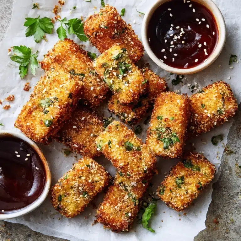 Crispy Chickpea Nuggets with BBQ Sauce Recipe