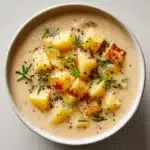 Creamy Roasted Garlic Potato Soup: An Incredible Wholesome Vegan Comfort Treat Recipe