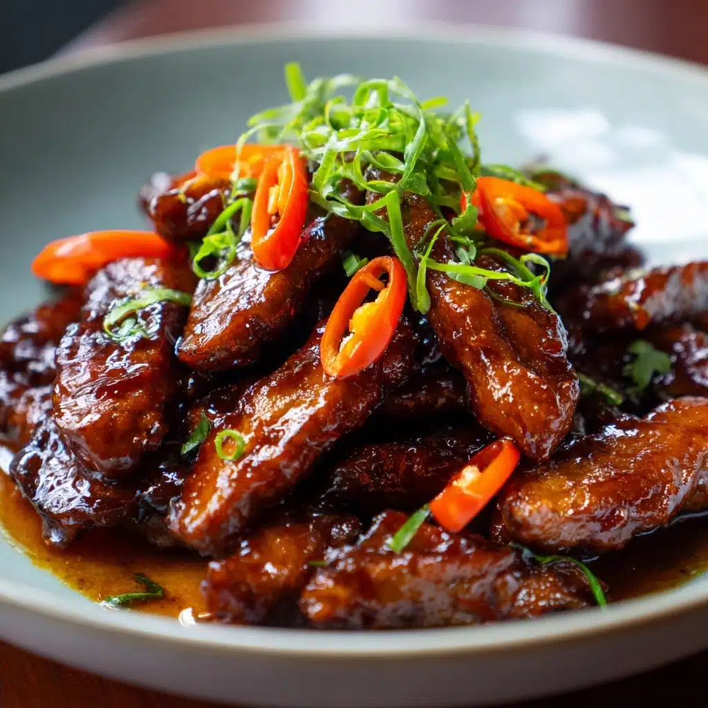 Crispy Shredded Chilli Beef Recipe