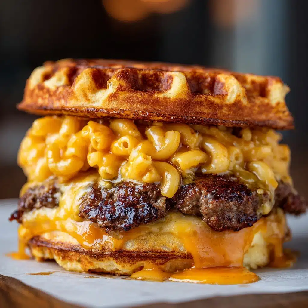 Macaroni and Cheese WAFFLE Cheeseburger: An Amazing Ultimate Recipe