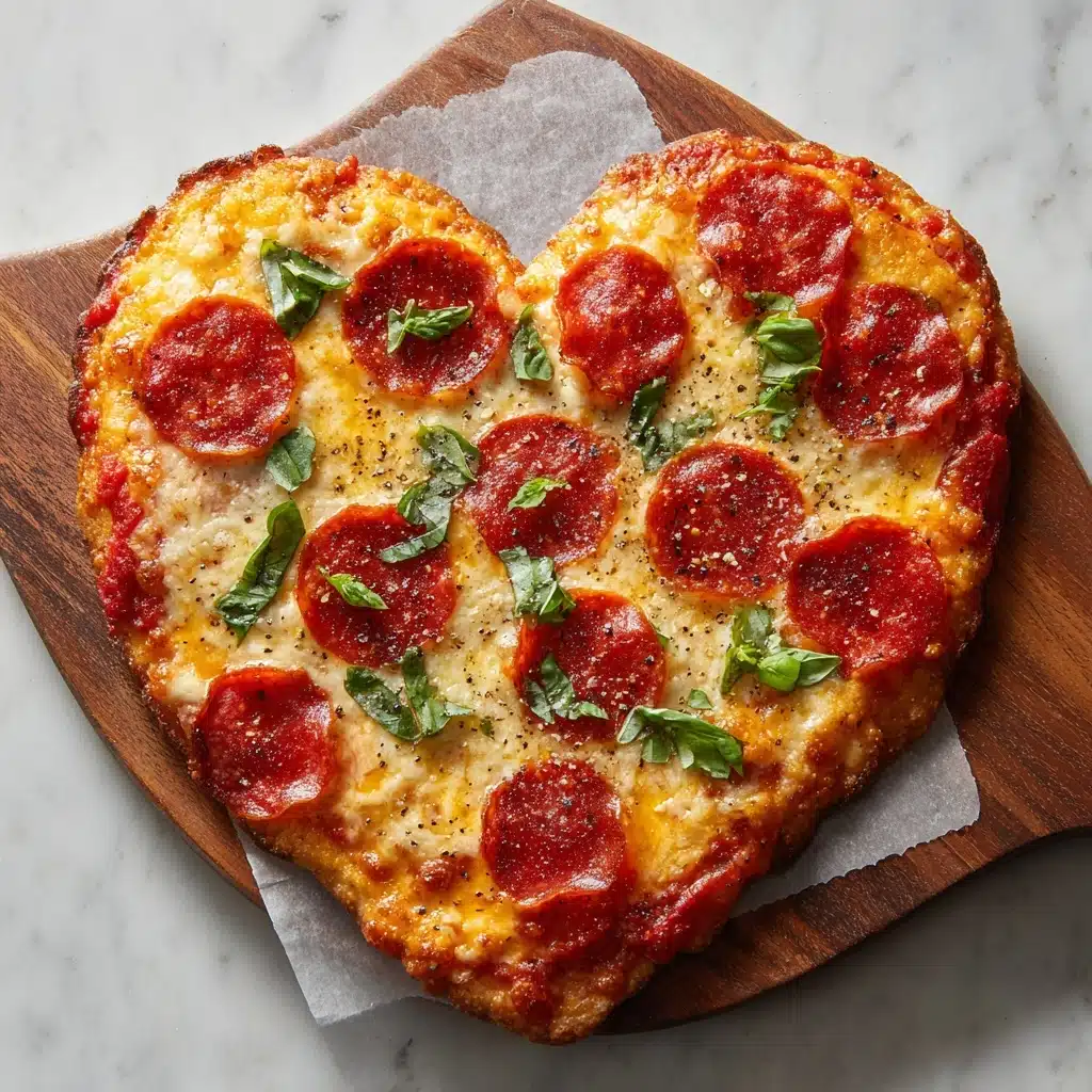 Heart-Shaped Pizza for Your Loved Ones Recipe