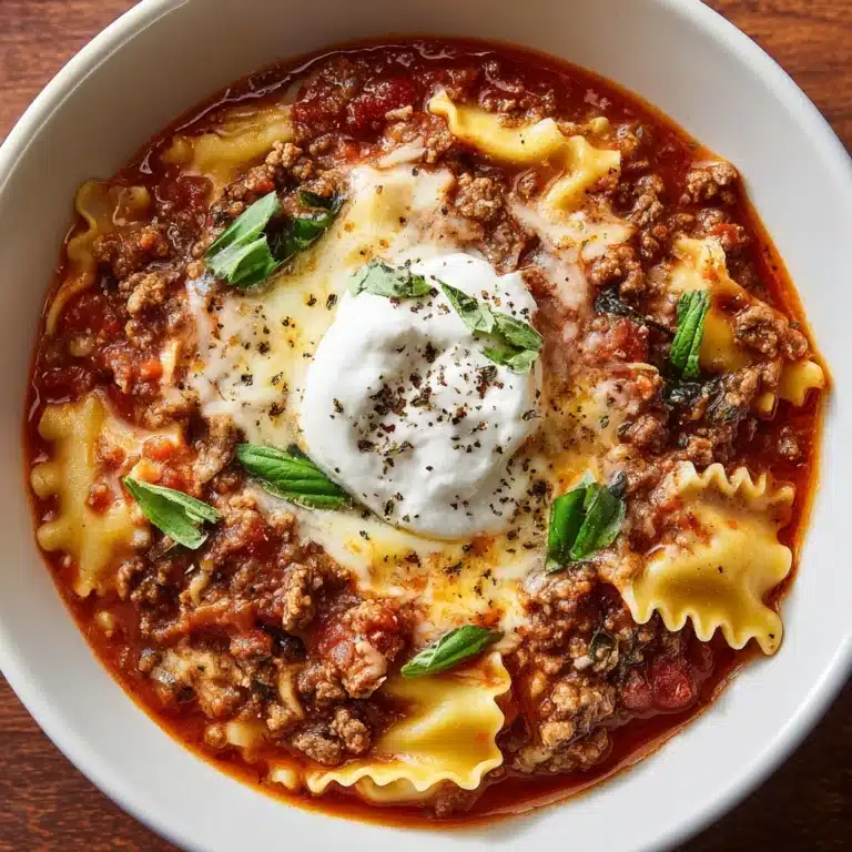 Lasagna Soup Recipe