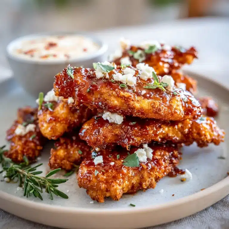 Crispy Hot Honey Feta Chicken Recipe
