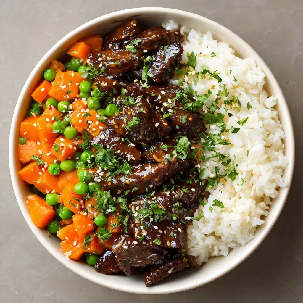 Crispy Beef Rice Bowl Recipe
