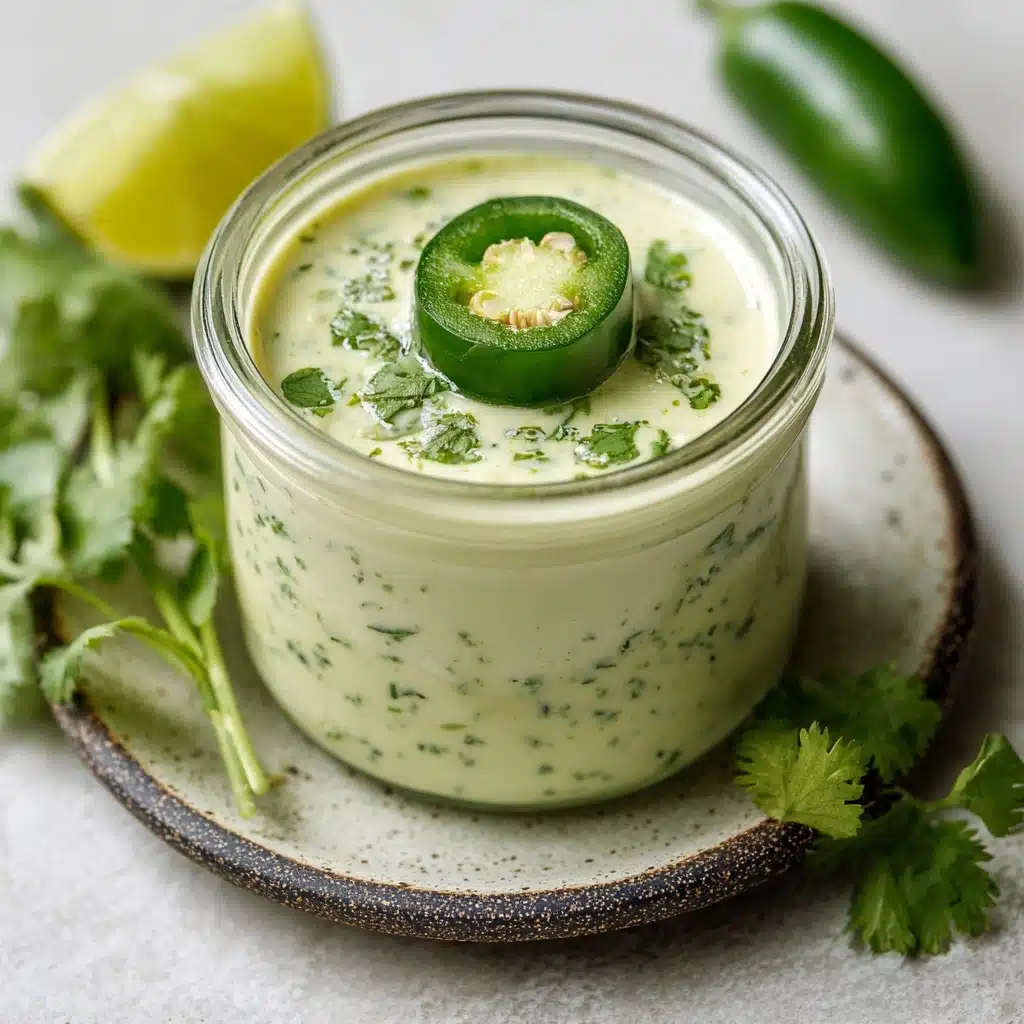 Creamy Cilantro Garlic Sauce Recipe